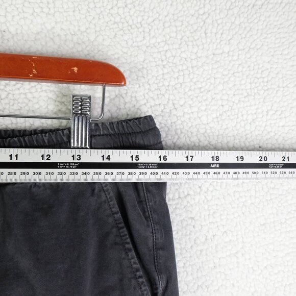 Marine Layer Sweatpants Mens Medium Black Slim Fit Heavyweight Cotton Drawstring - Picture 5 of 12